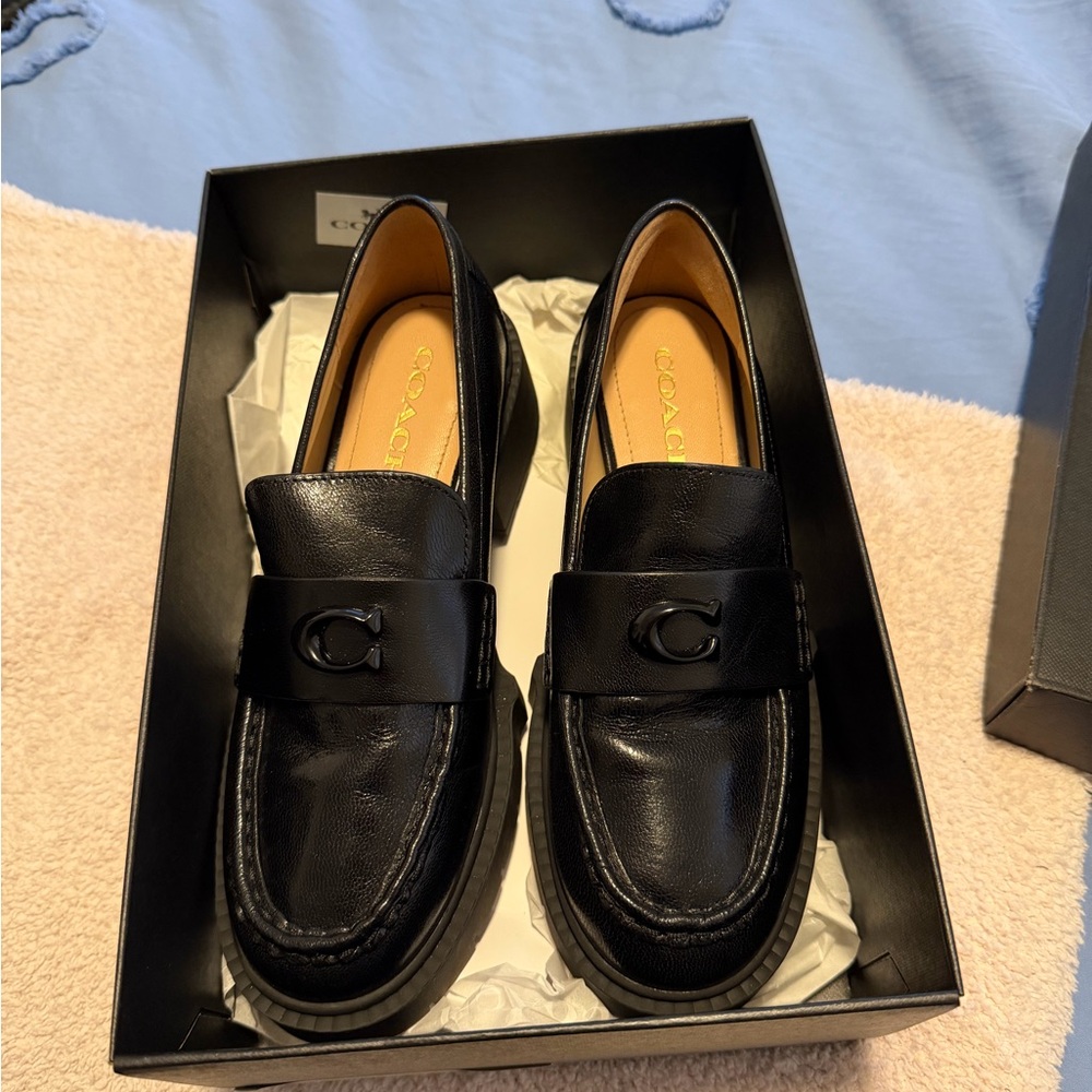 Coach Women’s Black Loafers